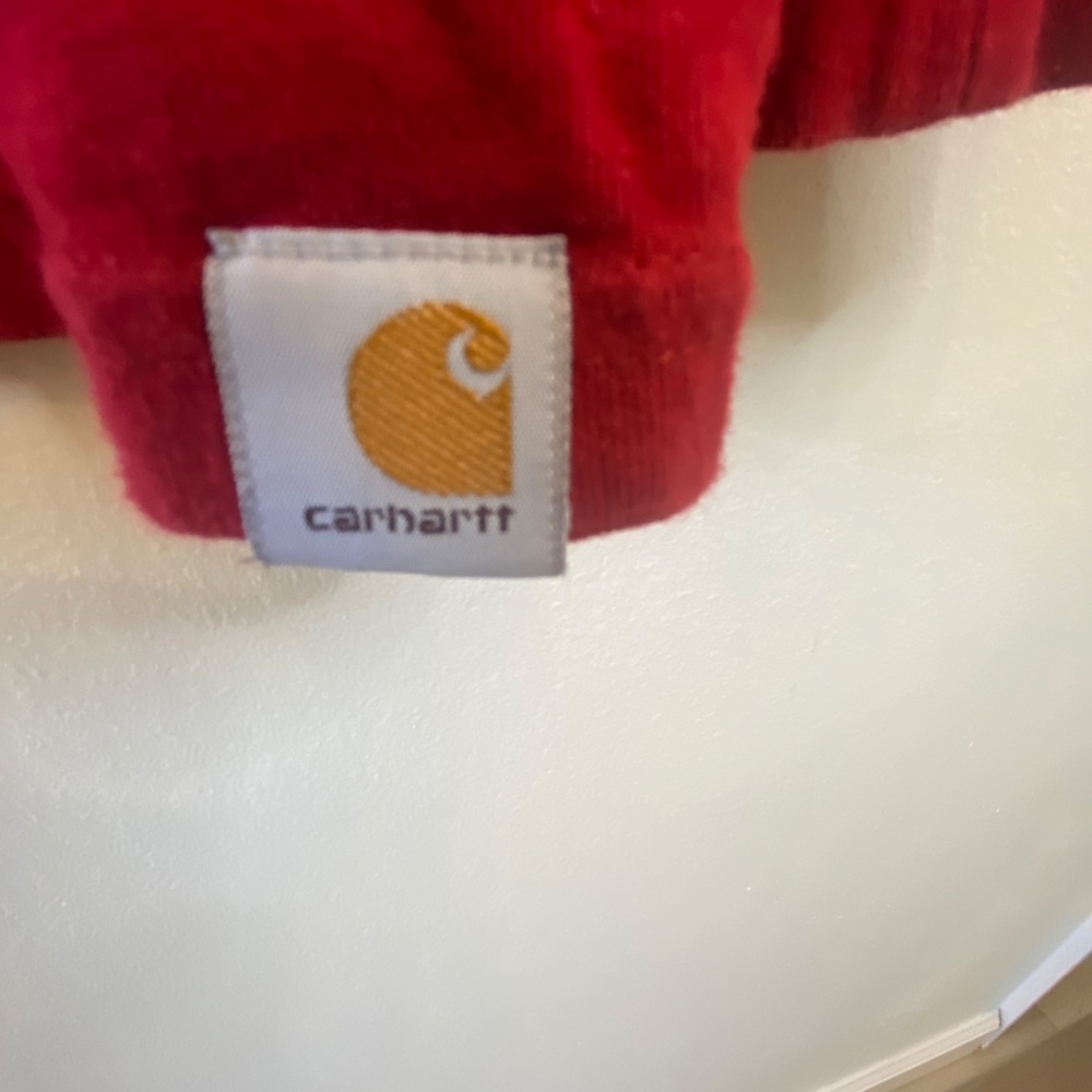Red Carhartt Long Sleeve tee - Picture 3 of 6